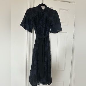 Zara dark navy dress.